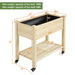 Yaheetech Elevated Garden Bed 34x19x33in
