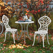 3 Piece Patio Bistro Table Set