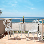 3 Piece Patio Bistro Table Set
