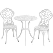 3 Piece Patio Bistro Table Set