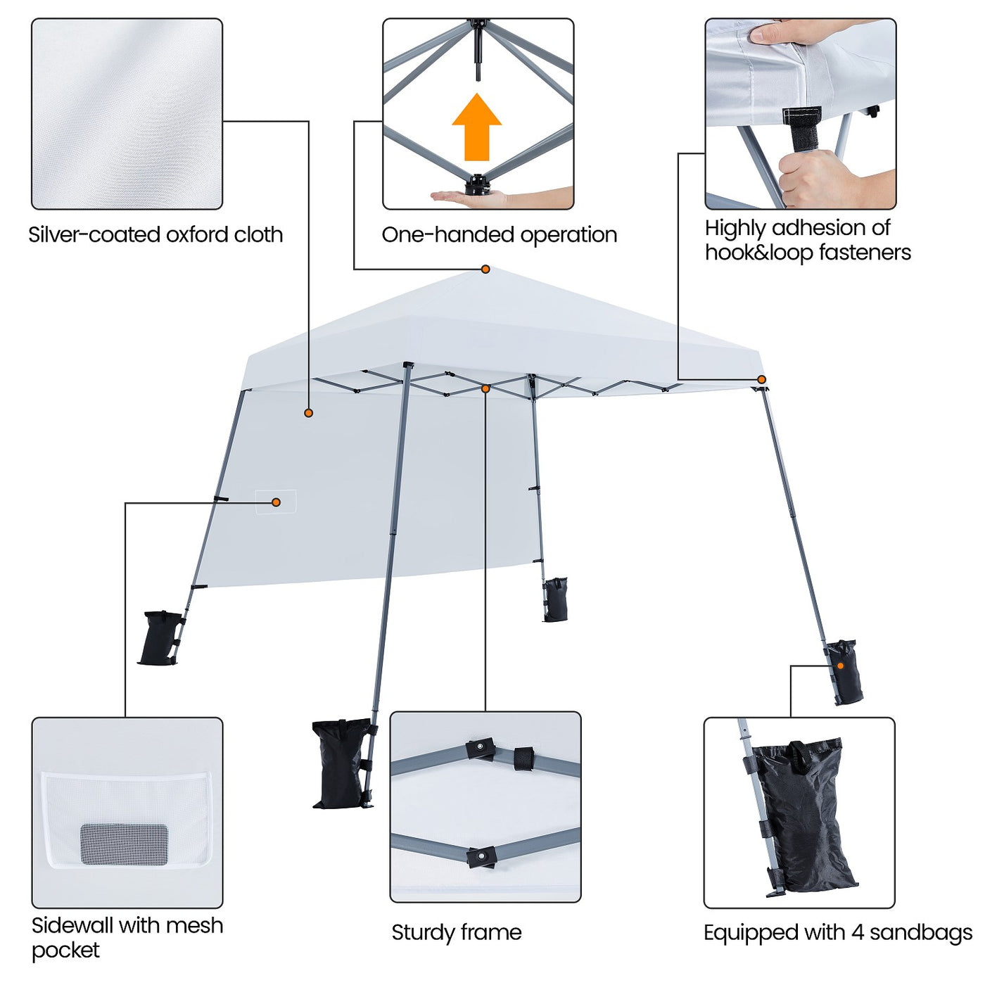 Yaheetech 10x10ft PopUp Canopy —