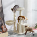 Cat Tree Plush Cover Cat Tree with Condo