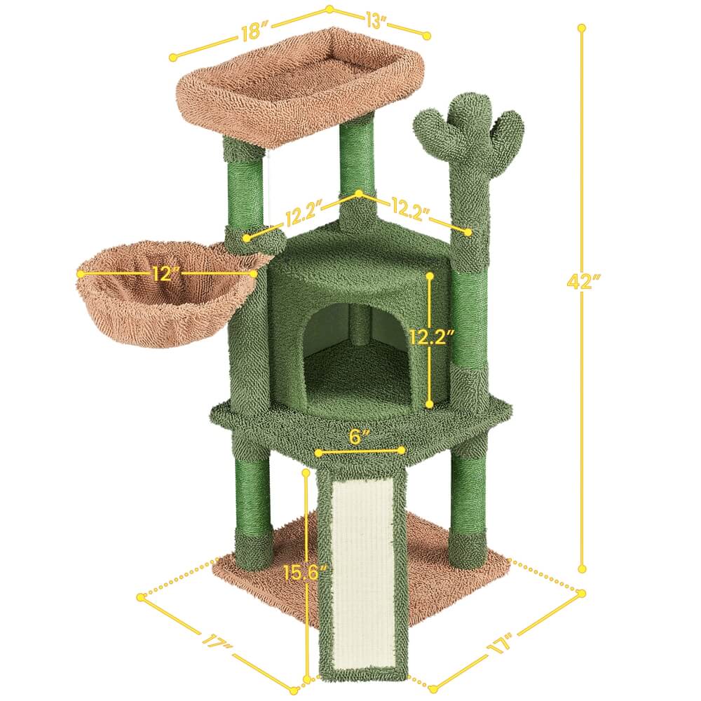 Yaheetech 42″ H Cactus Cat Tree — yaheetech.shop