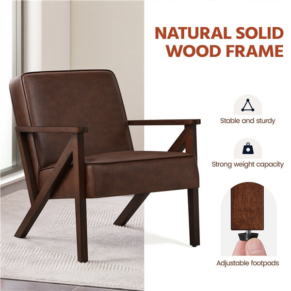 leather accent chair