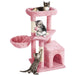 Cat Tree Plush Cover Cat Tree with Condo