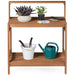 Outdoor Wooden Potting Bench Table