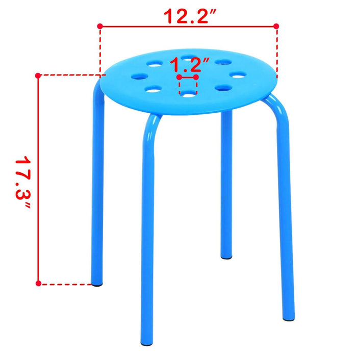 5 Plastic Stackable Stools