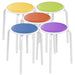 Assorted Color Padded Stack Stools