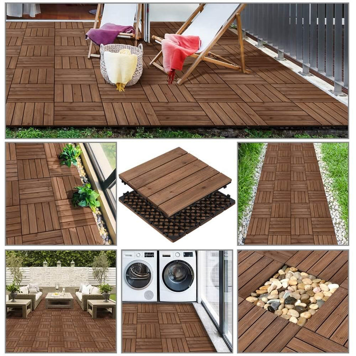 Yaheetech Outdoor Tiles 27pcs
