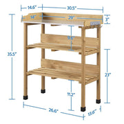 Yaheetech Firwood Potting Bench 