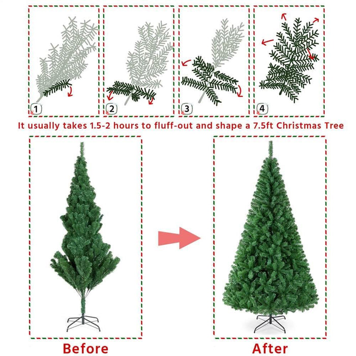 Yaheetech Artificial Christmas Tree 7.5ft