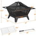 Yaheetech Fire Pit 32 Inch