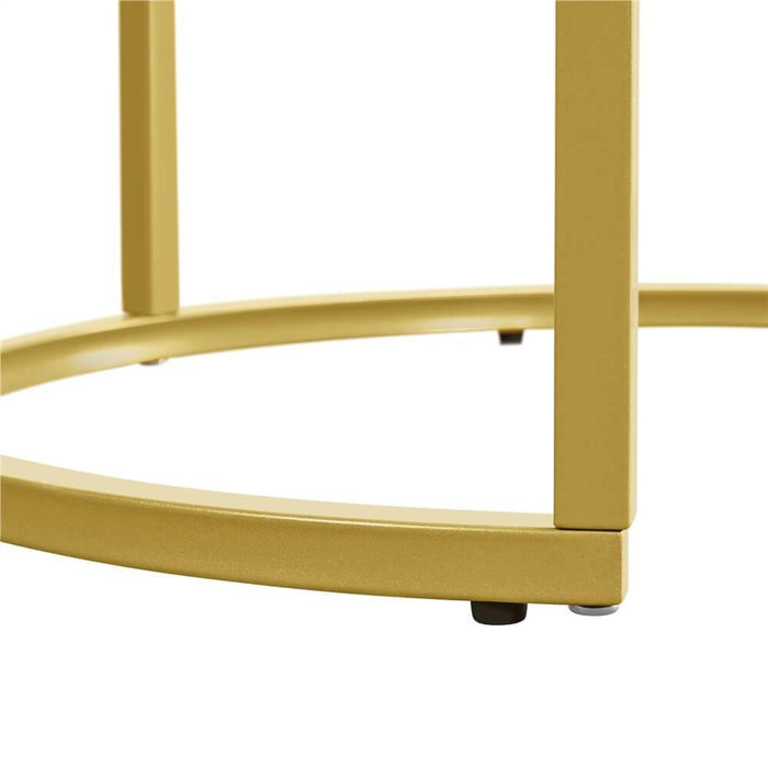 Yaheetech End Table Set Gold