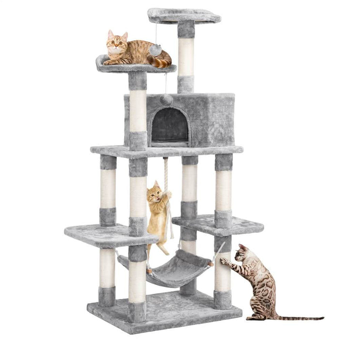 Yaheetech Cat Tree Tower 62.2 Inch