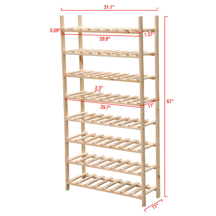 Yaheetech Wood Wine Rack