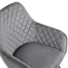 Yaheetech Dining Chairs Gray 2PCS