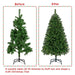 Yaheetech 4.5Ft Pre-Lit Artificial Hinged Christmas Tree