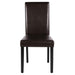 Yaheetech Dining Chairs Brown 4pcs