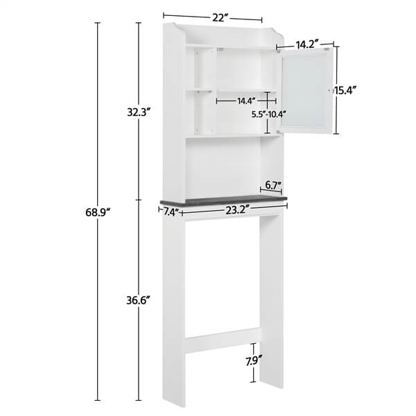 Over-the-Toilet Storage Cabinet