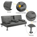 adjustable arm futon