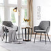 Yaheetech Modern Dining Chairs Gray 2PCS