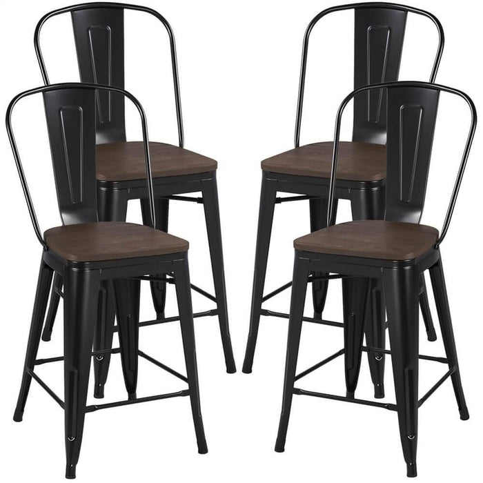 Yaheetech Metal Dining Chairs