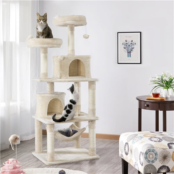 Yaheetech 62.5'' H Cat Tree Cat Tower