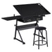 Height Adjustable Drawing Table