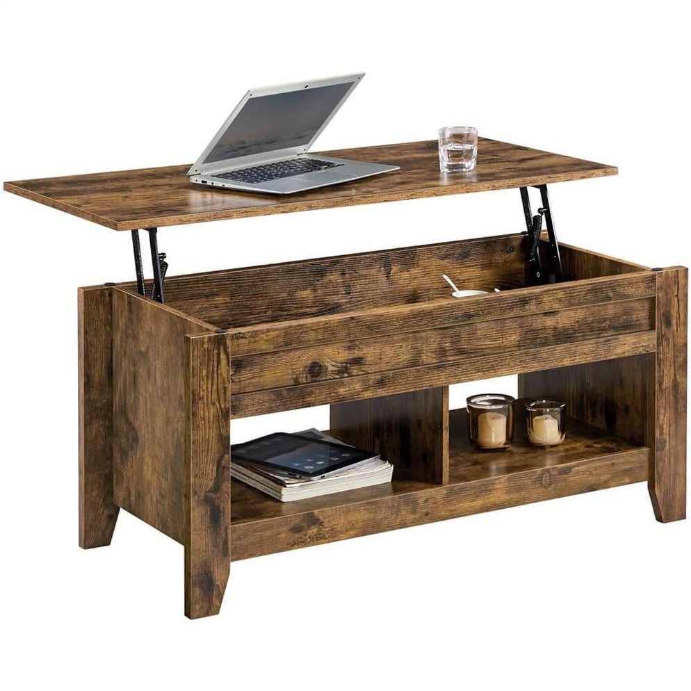 Yaheetech Lift Top Coffee Table Gray — yaheetech.shop
