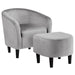 Yaheetech Accent Arm Chair with Ottoman