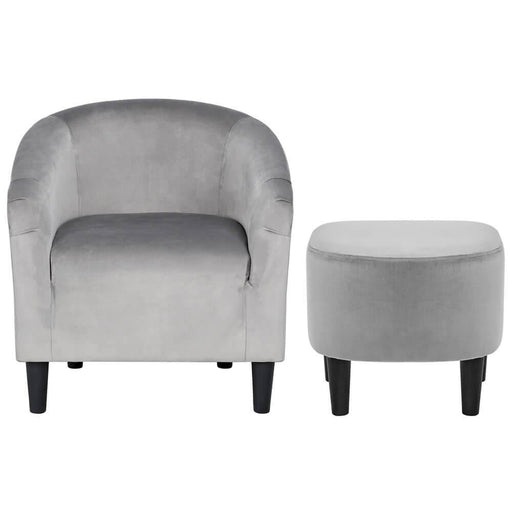 Yaheetech Accent Arm Chair with Ottoman