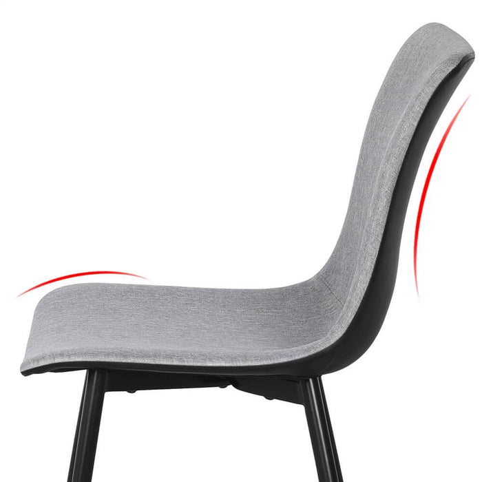 Yaheetech 4PCS Fabric Dining Room Chairs