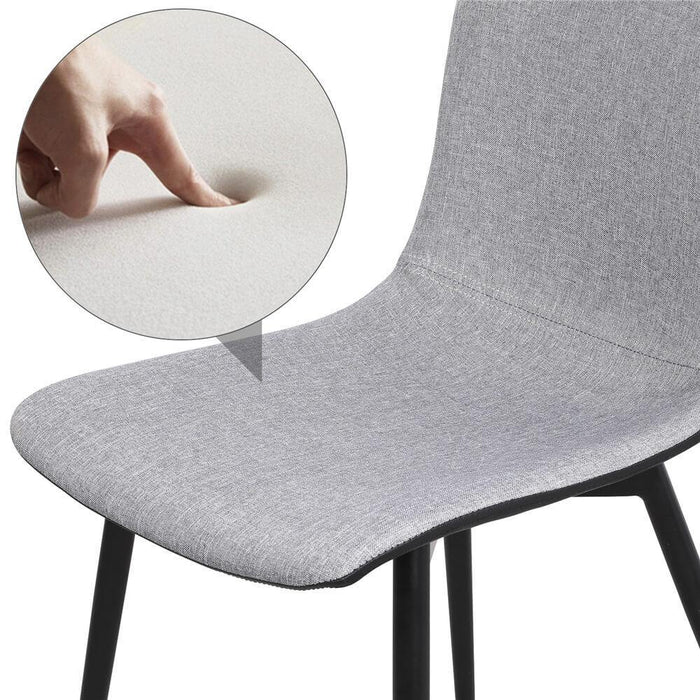 Yaheetech 4PCS Fabric Dining Room Chairs