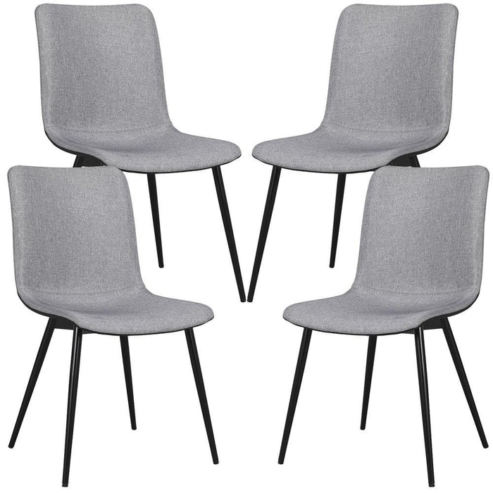 Yaheetech 4PCS Fabric Dining Room Chairs