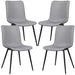 Yaheetech 4PCS Fabric Dining Room Chairs