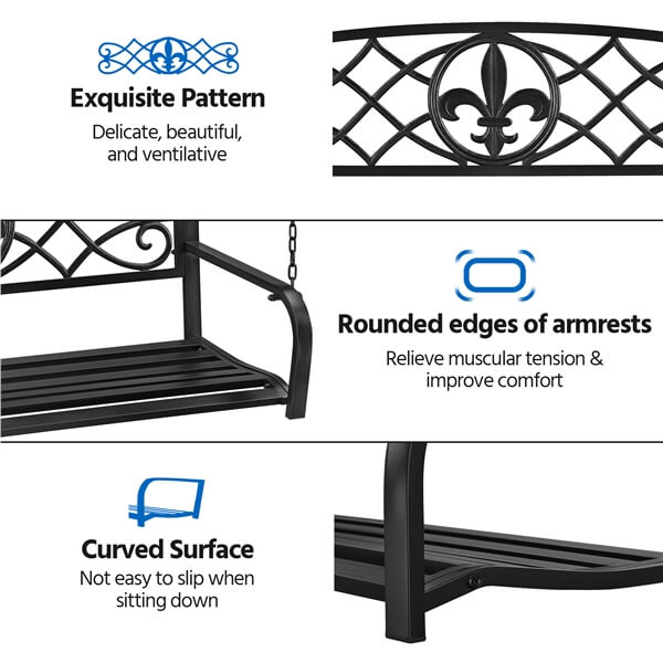 Yaheetech Outdoor Porch Swing