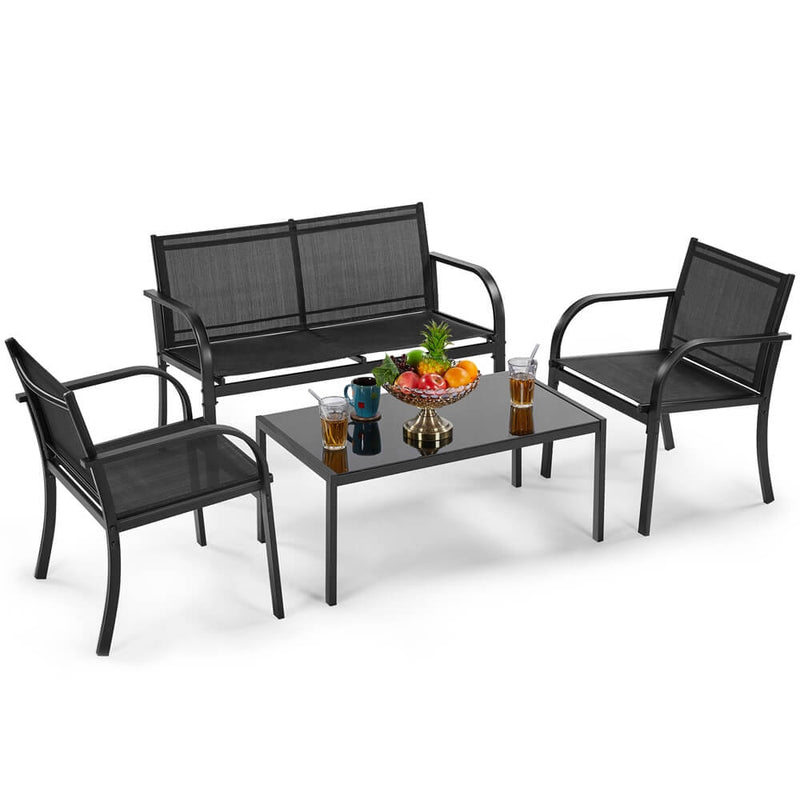 Yaheetech 4 Piece Outdoor Furniture Set