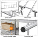 Metal Bed Frame Sliver