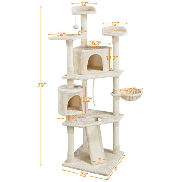 Yaheetech Multi-Level Cat Trees Cat Towers 79in — yaheetech.shop