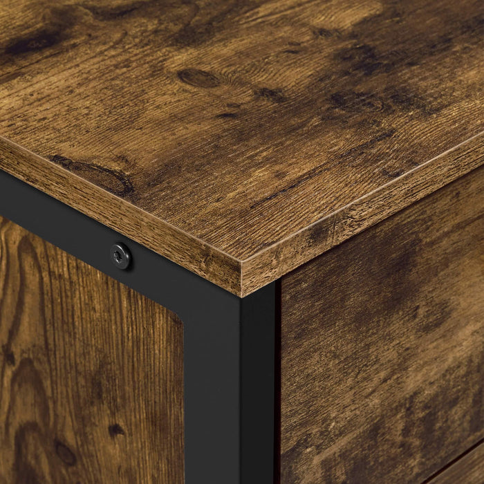 Yaheetech 3 Drawer Nightstand