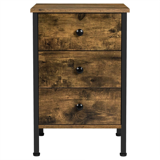 Yaheetech 3 Drawer Nightstand