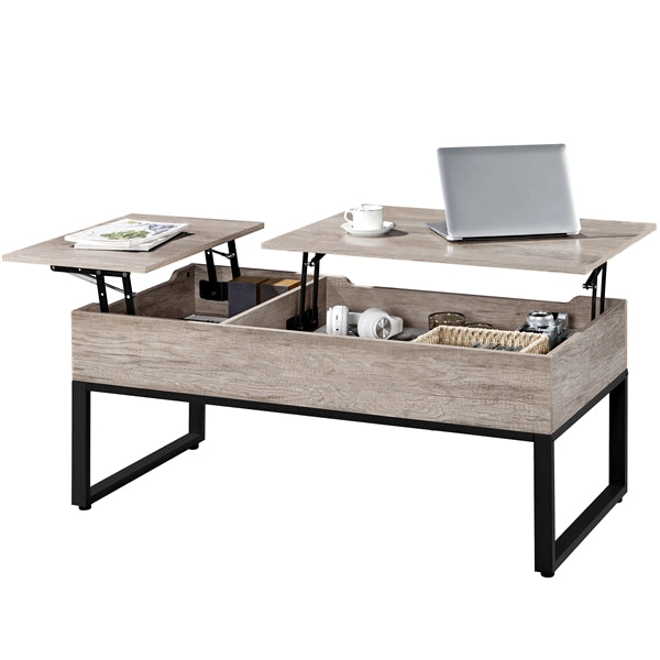 Yaheetech 47 Inch Two-Way Lift Top Coffee Table