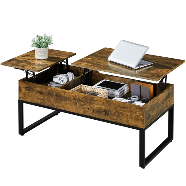 Yaheetech 47 Inch Two-Way Lift Top Coffee Table
