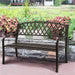 Outdoor Iron Bench