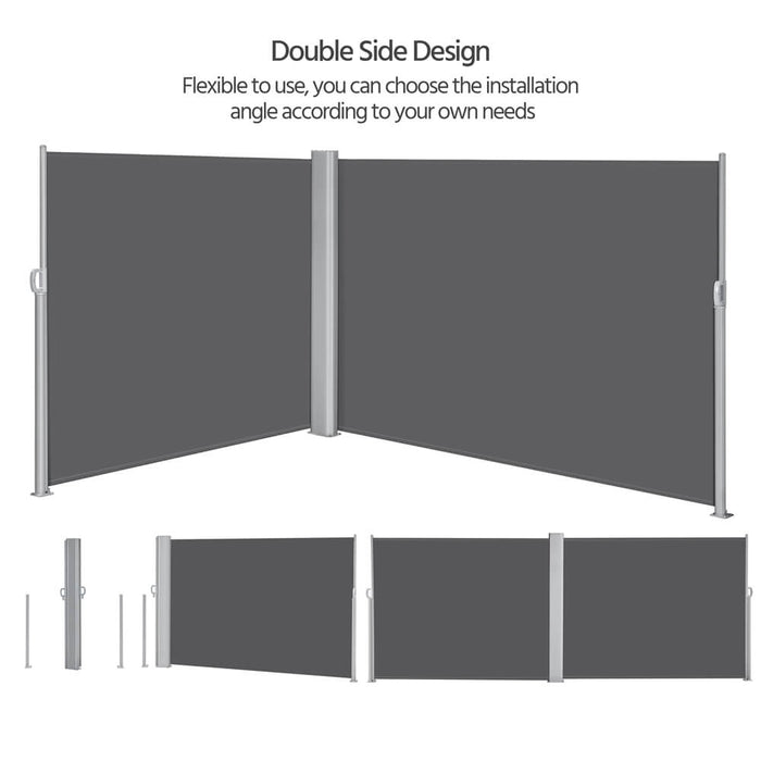 Yaheetech 236 x 71in Double Side Awning