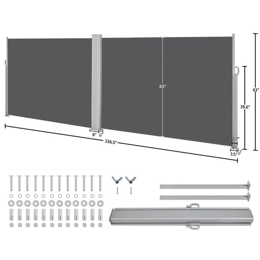 Double Folding Side Awning