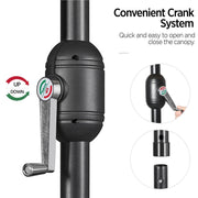  6.5x10FT Patio Umbrella