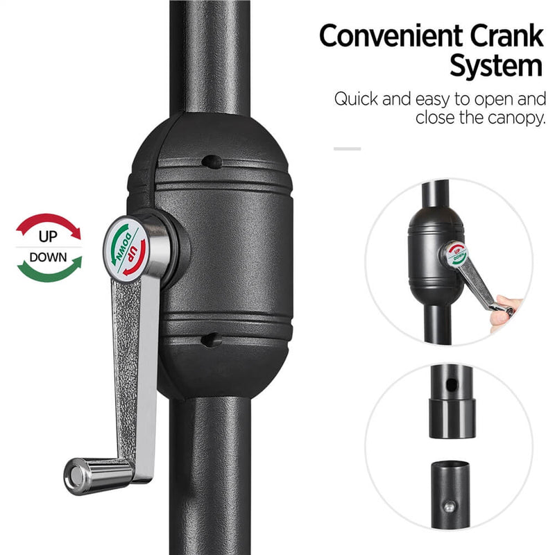  6.5x10FT Patio Umbrella