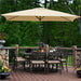  6.5x10FT Patio Umbrella