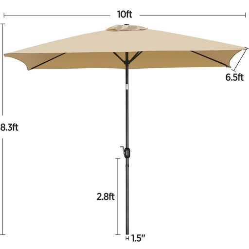  6.5x10FT Patio Umbrella